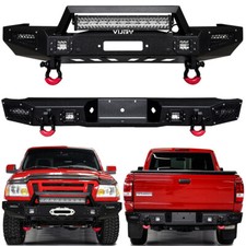 Vijay Fit 1998-2011 Ford Ranger Front or Rear Bumper w/Winch Plate & LED Lights picture
