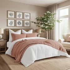 EverGrace Stonewashed Cotton Quilt Set Full/Queen 92