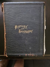 Antique Book Tome Sacramento Valley California History & Biography Book 1906 picture