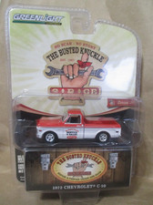 Greenlight Busted Knuckle Garage 1972 Chevy C10 SWB Pickup 1:64 Rubber Tires picture