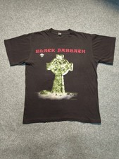 Rare 80s Black Sabbath 1989 Headless Cross Tour Tee picture