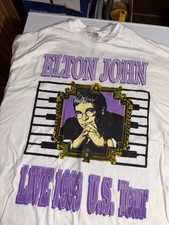 Vintage 1993 Elton John Shirt XL 100% Cotton picture