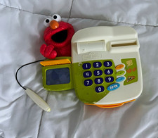 Vintage Sesame Street Elmo Battery-Operated Toy Phone/Cash Register Keypad picture