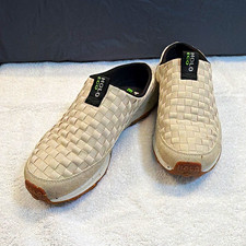 Holo Eco Men's Beige Woven Slip-On Low Top Sneakers Rubber Outsole picture