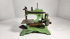 ANTIQUE BUSTER BROWN SHOES CHILD'S TOY SEWING MACHINE BROWN BILT SHOES  picture