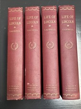 Life Of Abraham Lincoln By Ida M. Tarbell Vol. 1-4 1924 picture