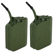 2 Jerry Can 5 Gallon 20L  oline Army Army Backup Metal Steel Tank picture