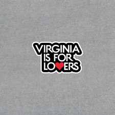 Virginia Is For Lovers Sticker - State Pride Decal with Heart #4110 picture