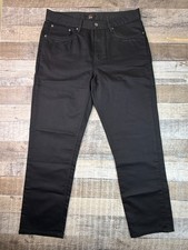 Quince Comfort Stretch Traveler 5-Pocket Pants Black Mens 33x30 Chino Preppy picture