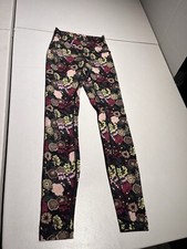 Lululemon Leggings Women's 2 Wunder Under Fluorolace Multi Yoga Pants 27” Inseam picture