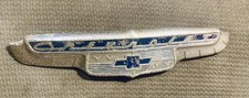 Vintage Original 1952 Chevrolet styleline Fleetwood Hood Emblem 3699646 Patina picture