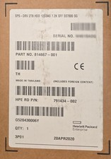 NEW HPE 3PAR 7000 8000 2TB 7.2K 12G SAS SFF Hard Drive 814667-001 M0S91A picture