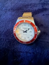 longines hydroconquest quartz red bezel L3.689.4 picture