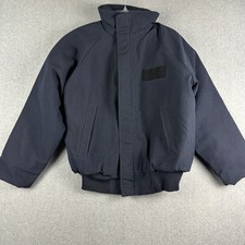 USN US Navy Valley Apparel Shipboard Cold Weather FR Jacket Mens Medium Blue picture