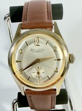Vtg 1959 Bulova Sea King Mens Watch 11AF 17J Sub Seconds Textured Dial RUNS -9X picture