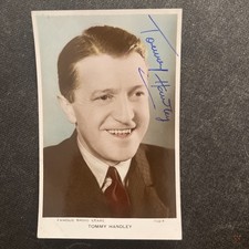 Vintage Tommy Handley Cinema Postcard Autograph Signature Dedication picture