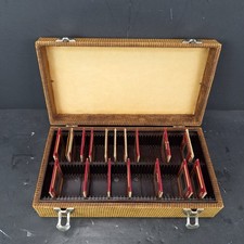 Vintage B&J Sequence Unifile Slide Organizer Tray Box - Holds 100 People Bulls picture