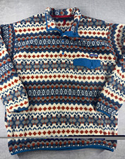 Patagonia Synchilla Snap-T Mens XL Fleece Pullover Geometric Pockets Aztec  picture