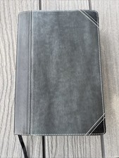 NIV, First-Century Study Bible - Italian Duo-tone -  Black/Gray - Kent Dobson picture