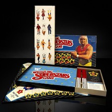 Vintage 1985 Milton Bradley WWF Wrestling Superstars Game Open Box Unused picture