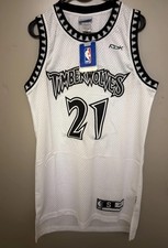 Reebok Kevin Garnett #21 Minnesota Timberwolves NBA Jersey Men’s Size S White picture