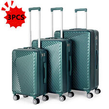 3 Piece Luggage Set Suitcase Spinner Hardshell Lightweight W/ TSA Lock 20