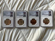 Lot of 4 1776-2026 $1 Donald Trump NGC MS66 Advance Releases Consecutive Certs picture