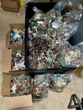 50 Pounds Unsearched Huge Lot Jewelry VTG Modern Junk & Wear Tangled craft picture