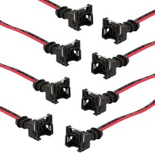 8 PCS Fuel Injector Connector, Fuel Injector Connector with Extended Pigtail Wir picture
