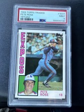 1984 Topps Traded - Pete Rose #103-T Tiffany PSA 9 picture