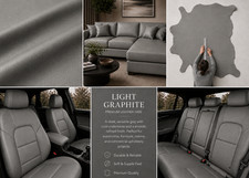 EASY TO CUT LEATHER HIDE WHOLE FULL COW UPHOLSTERY CAR SEAT NAPPA PEBBLE COWHIDE picture