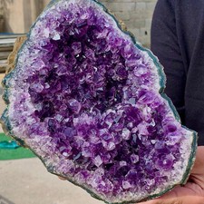 5.67LB  Natural Amethyst geode quartz cluster crystal specimen Healing picture