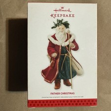Hallmark Keepsake Ornament Father Christmas 2013 #10 In Santa Series NIB picture