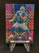 2022 Panini Mosaic - NFL Debut Aidan Hutchinson #287 Pink Camo Mosaic Prizm (RC) picture