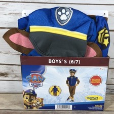 NEW Disguise Paw Patrol Chase Costume Boys Size 6/7 Halloween Walmart Exclusive picture