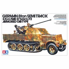 Tamiya 1/35 German 8ton Semi-Track 3.7cm Flak 37 Sd.kfz. 7/2 Armored Cab Type picture
