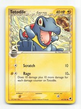 Totodile 67/101 Common Dragon Frontiers Pokemon LP picture