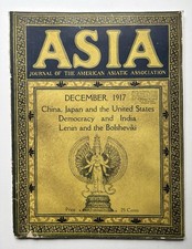 Asia American Magazine Orient December 1917, Taj Mahal, India’s Ghats, Russians picture