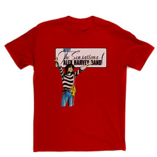 Vtg The Sensational Alex Harvey Band Next Cotton Red S-5XL Unisex Shirt AG739 picture