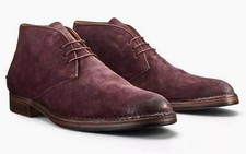 JOHN VARVATOS Boot Shoe Mens Suede ( Size 11.5 ) Reg$700 Sale$299 picture