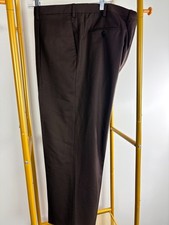 BRIONI Mens Brown Dress Pants 42 Waist picture