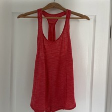 Lululemon 105 Singlet Tank Top Women's Size 6 Racerback Heathered Pink Running picture
