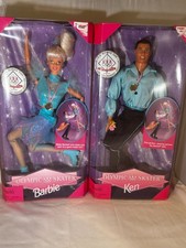 VTG 1997 Pair Of Olympic Skater Barbie & Ken (Barbie Spins) - NIB picture