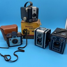 1940s-60s Kodak Brownie Camera Lot of 4 - Display Decor / Parts Bakelite VTG picture