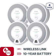 X-SENSE 10-Year Battery Wireless Interconnected Smoke & CO Alarm LED 4-Pack picture