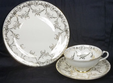 Antique Porcelain PS Schirnding Trio Set Tea Cup Saucer Plate 1918-25 Bavaria picture