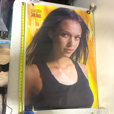 Vintage 2001 Dark Angel Jessica Alba Poster 24x36 Fox TV printed in England picture
