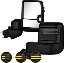2019-2025 Silverado 1500 Towing Mirrors with Turn Signal–Compatible Replacement picture