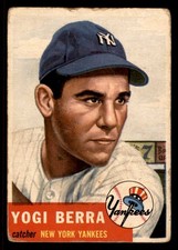 1953 TOPPS #104 YOGI BERRA YANKEES GOOD 567479 (KYCARDS) picture