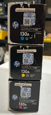 LOT OF ( 3) HP 130A LASERJET Original HP Toner Cartridge C/M/Y picture